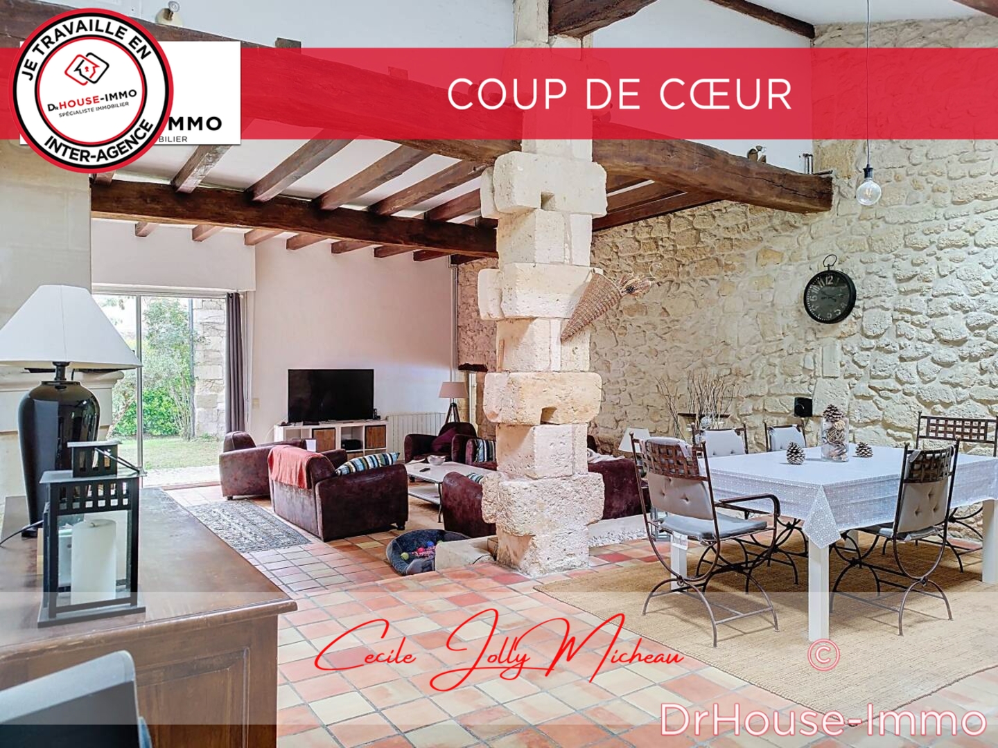 Photo 1 : Vente Maison 8 pièces Saint-Savin 240 m²