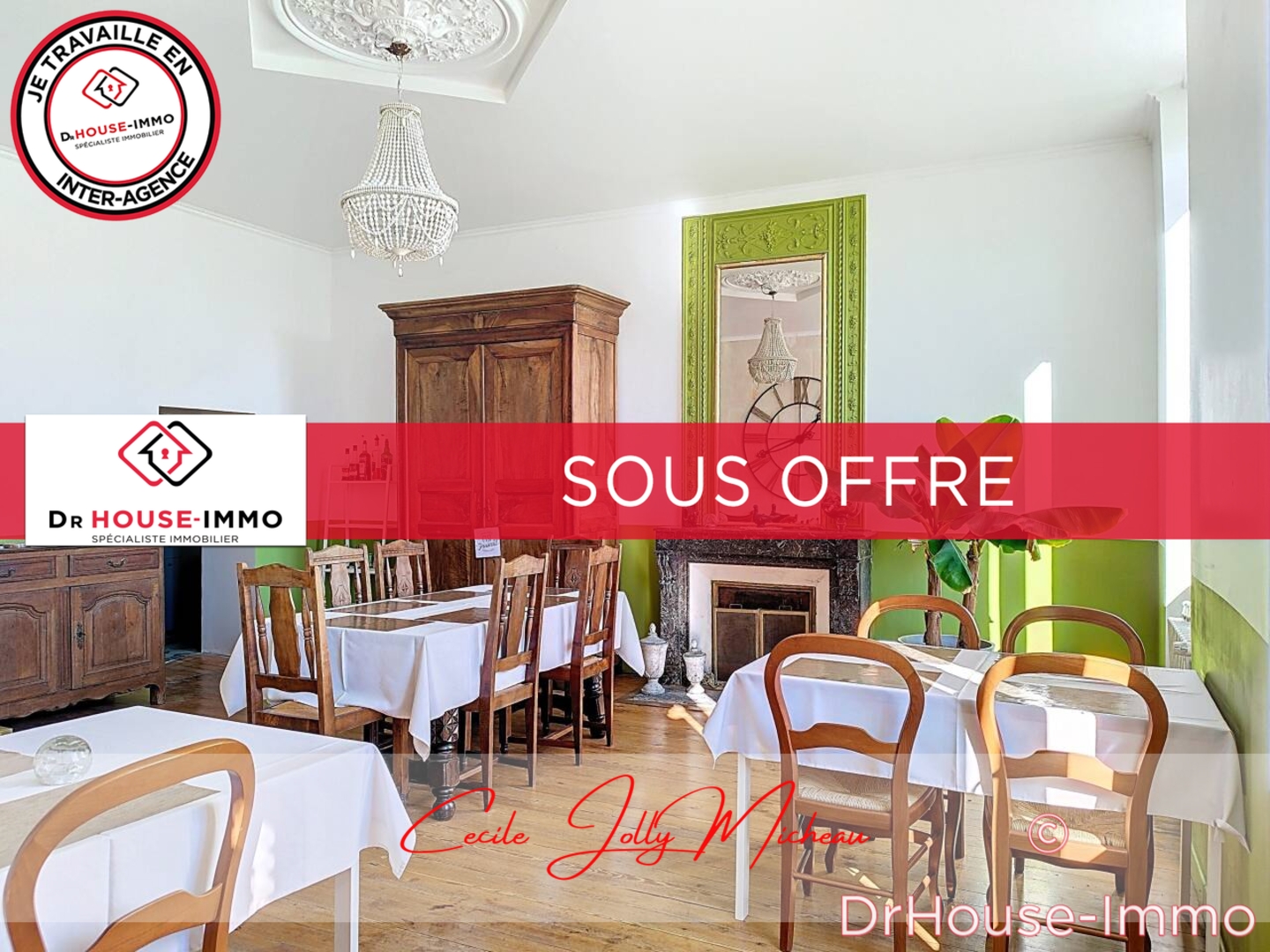 Photo 3 : Vente Maison 11 pièces Semillac 410 m²