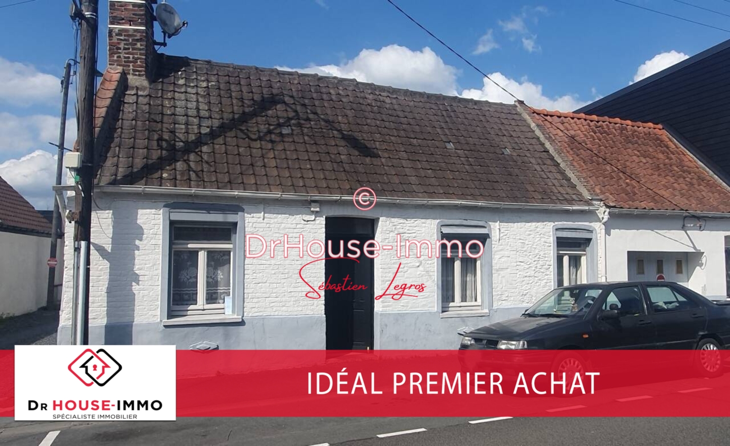 Photo 1 : Vente Maison 4 pièces Saint-Amand-les-Eaux 70 m²