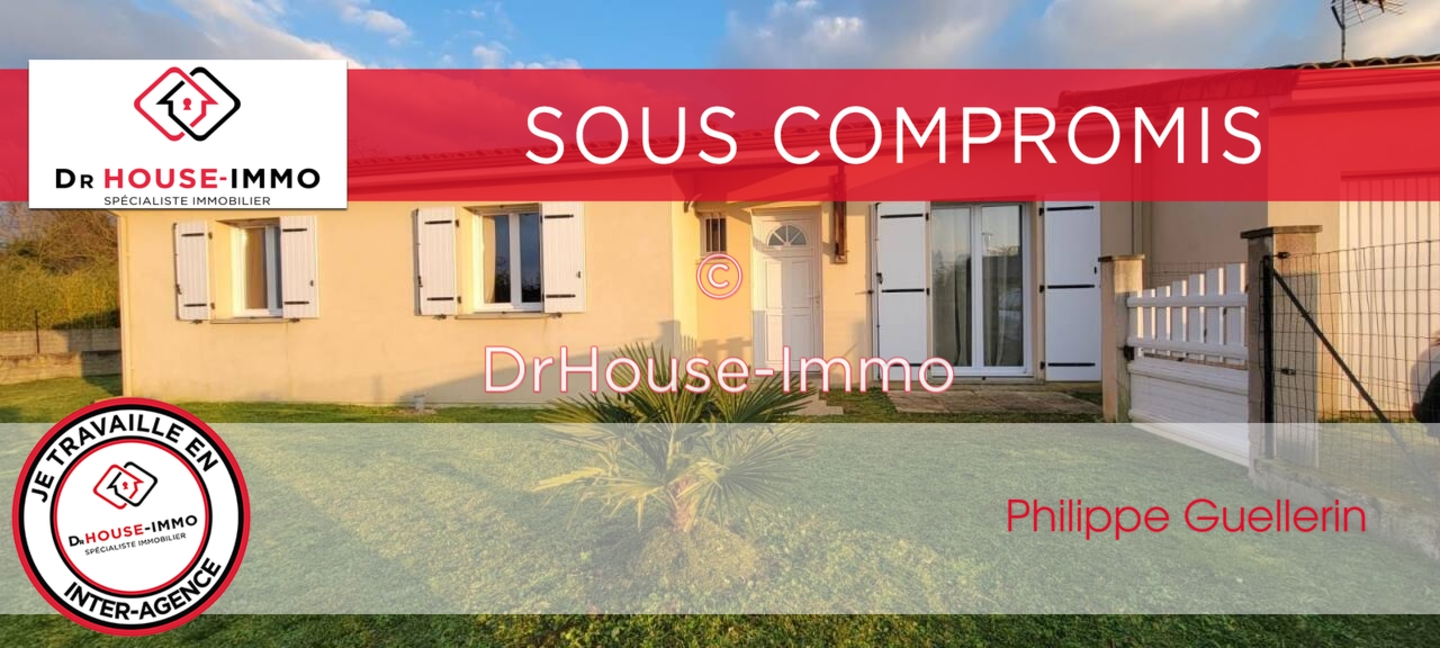 Photo 1 : Vente Maison 5 pièces Saint Martin la Pallu 90 m²