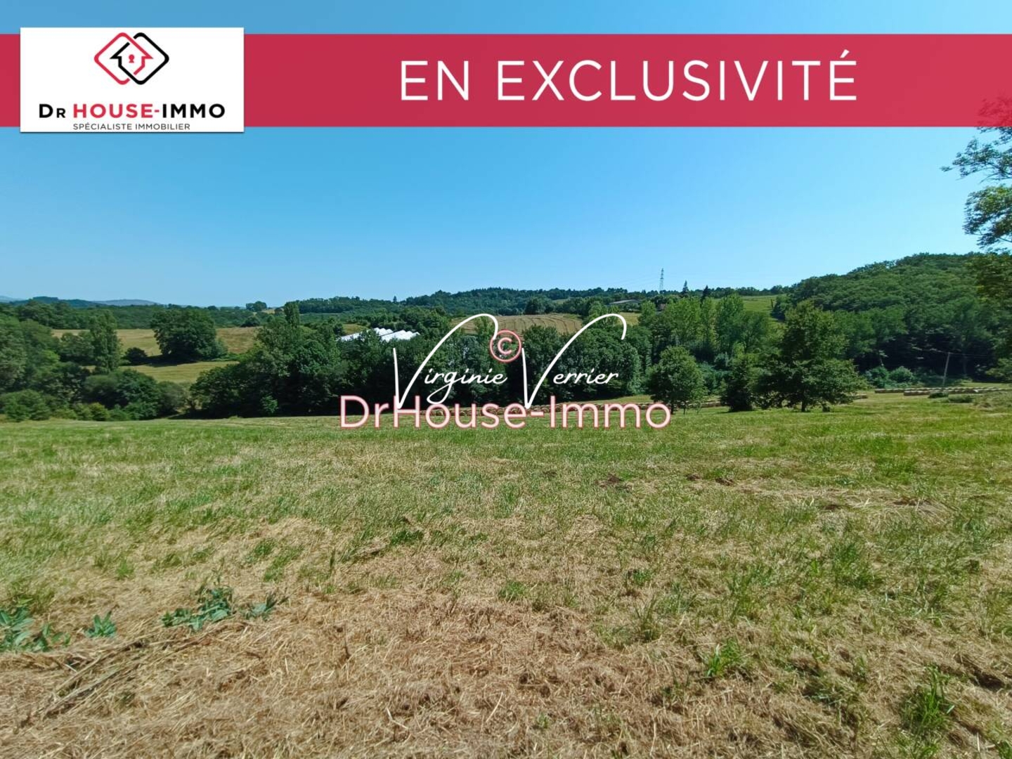 Photo 2 : Vente Terrain  Brignac-la-Plaine 1617 m²