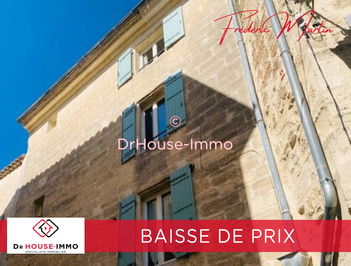 Photo 1 : Vente Maison 3 pièces Uzès 46 m²