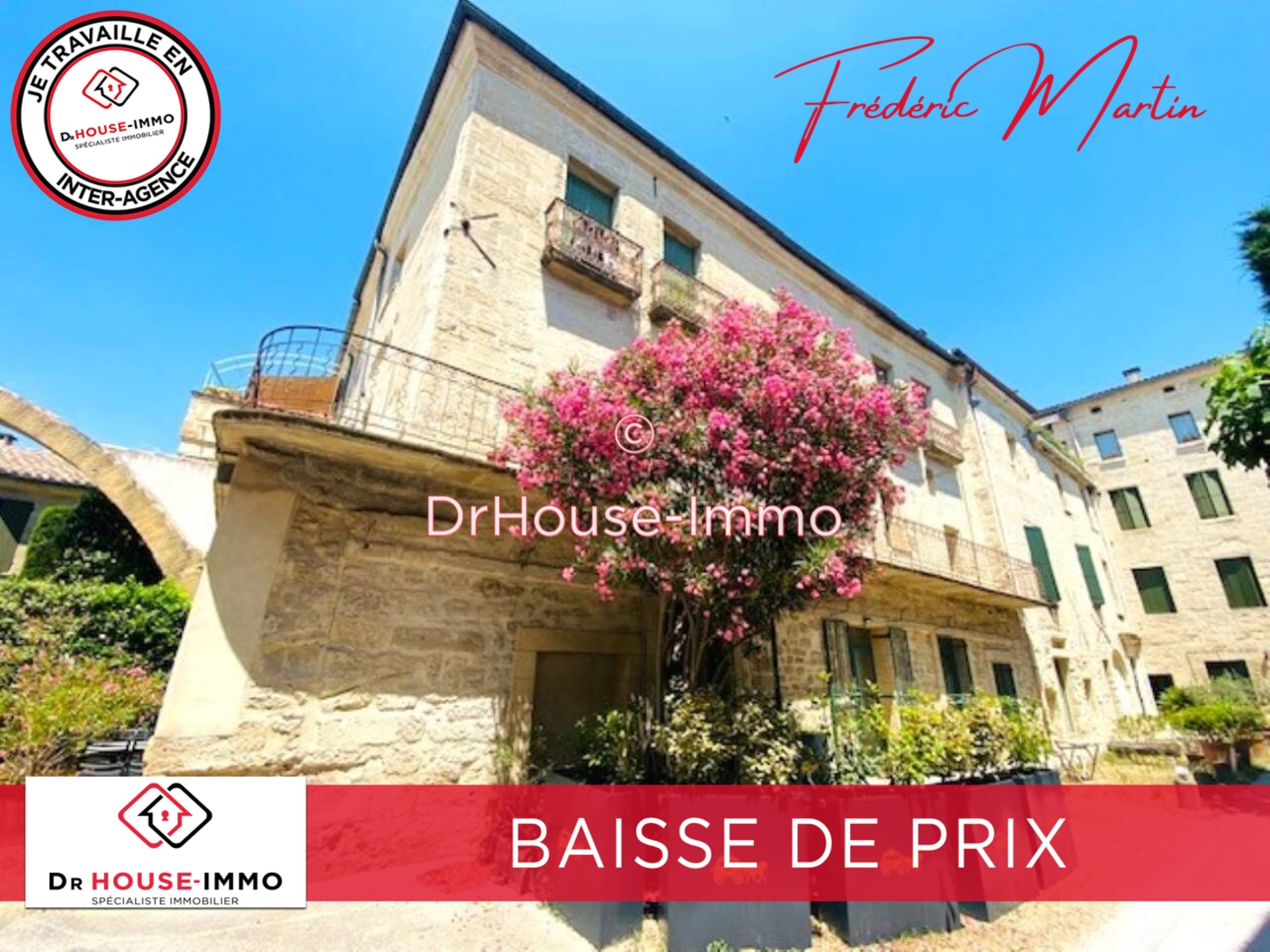 Photo 1 : Vente Appartement 3 pièces Uzès 89 m²
