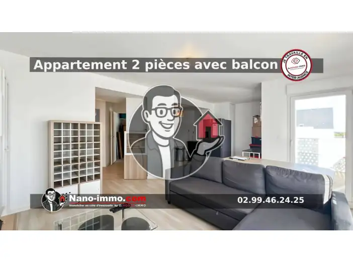 Appartement 2 pièces de 62 m² - Dinard (35800)