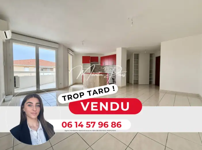 Appartement 3 pièces de 66 m² - Saint-Estève (66240)