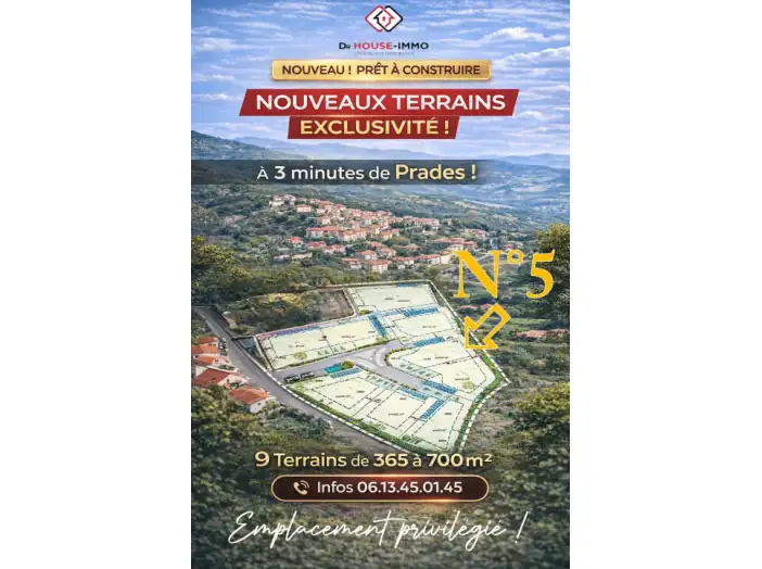 Terrain de 413 m² - Ria-Sirach (66500)