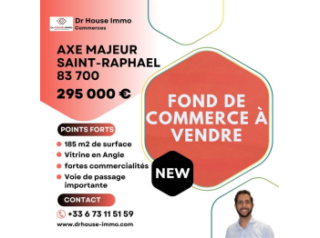 Commerce de 185m² - 9 pièces