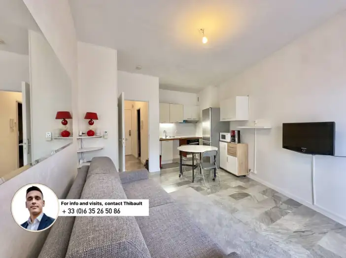 Appartement 1 pièce de 26 m² - Nice (06200)