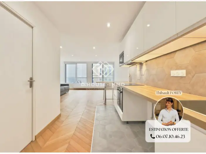 Appartement 1 pièce de 37 m² - Paris (75008)