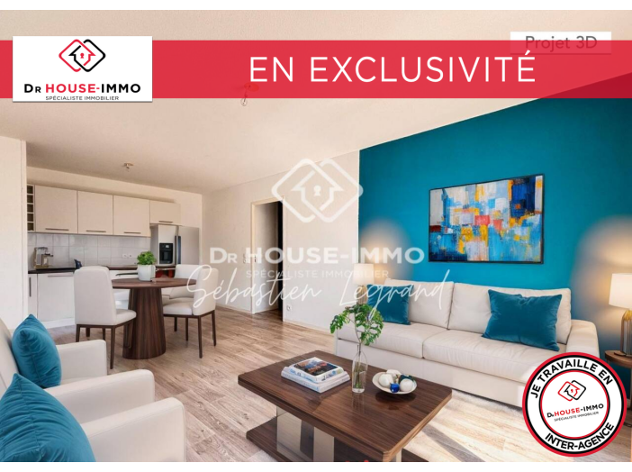 Appartement de 62m² - 3 pièces