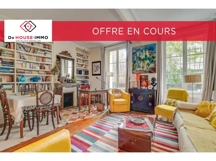 Appartement 3 pièces de 49 m² - Paris (75019)