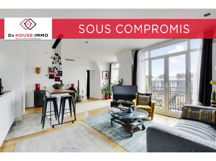 Appartement 3 pièces de 58 m² - Paris (75020)