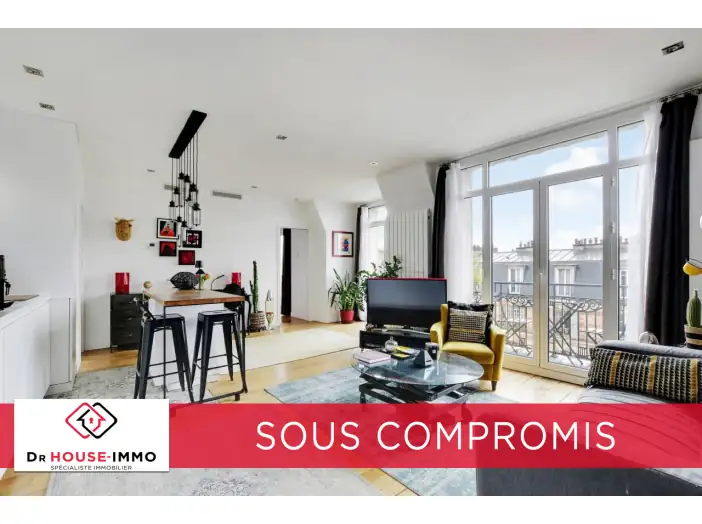 Appartement 3 pièces de 58 m² - Paris (75020)