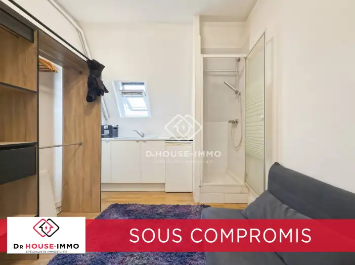 Appartement 1 pièce de 8 m² - Paris (75017)