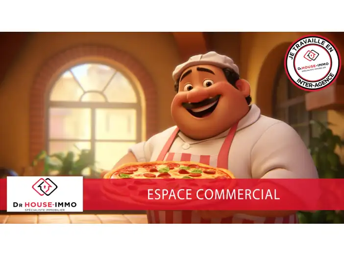 Commerce 4 pièces de 75 m² - Douai (59500)