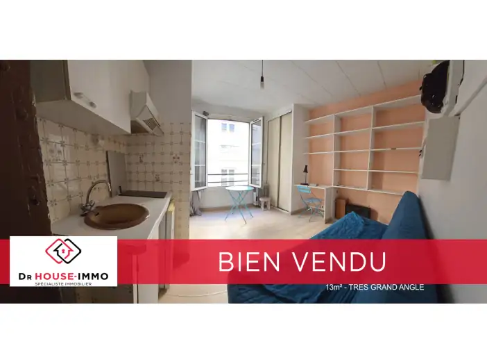 Appartement 1 pièce de 13 m² - Paris (75006)