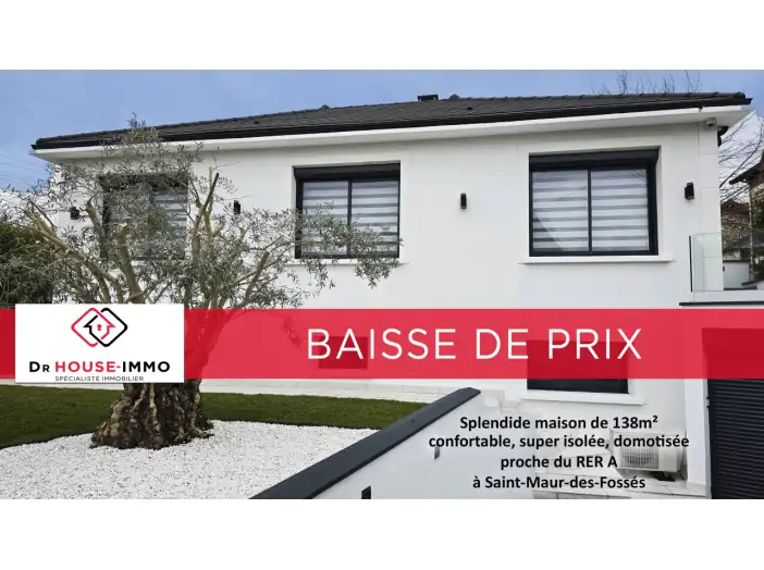 Maison 5 pièces de 138 m² - Saint-Maur-des-Fossés (94100)