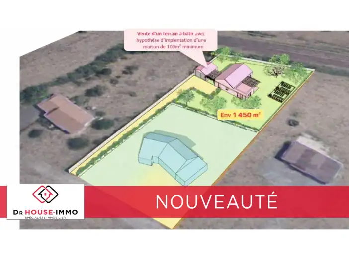 Terrain de 1 450 m² - Moncé-en-Belin (72230)