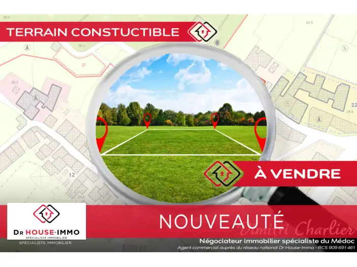 Terrain de 3 700 m² - Saint-Sauveur (33250)