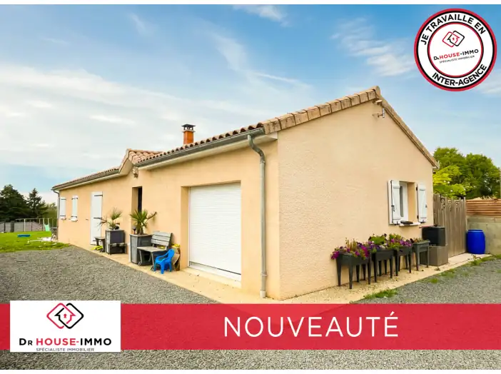 Maison 5 pièces de 126 m² - Naintré (86530)