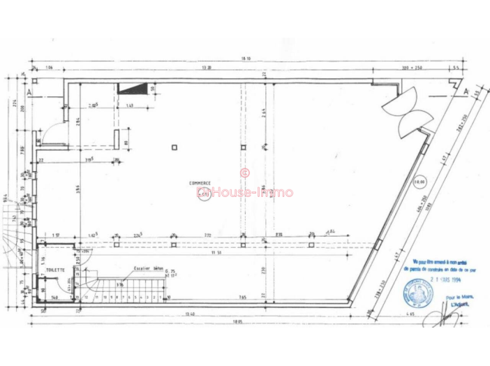 Commerce de 240m²