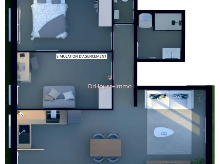 Appartement 3 pièces de 56 m² - Bretignolles-sur-Mer (85470)