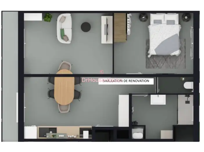 Appartement 2 pièces de 48 m² - Bretignolles-sur-Mer (85470)