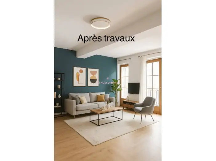 Appartement 3 pièces de 36 m² - Dieppe (76200)