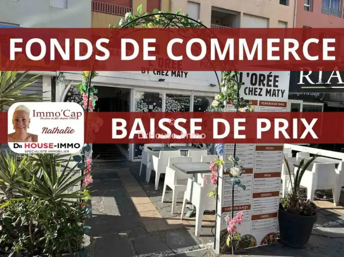 Commerce 2 pièces de 30 m² - Cap d'Agde (34300)