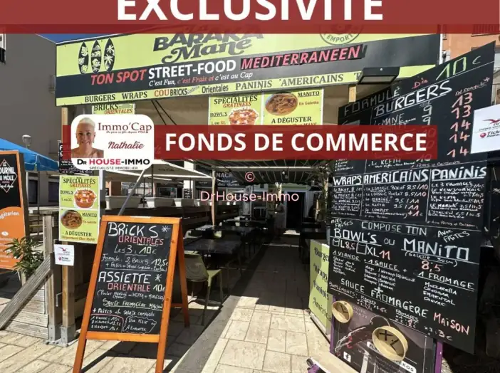 Commerce 2 pièces de 30 m² - Cap d'Agde (34300)