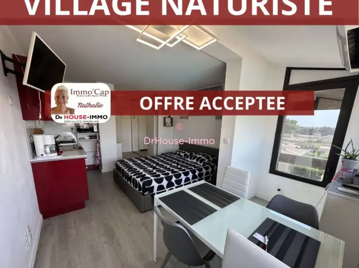 Appartement 1 pièce de 18 m² - Cap d'Agde (34300)