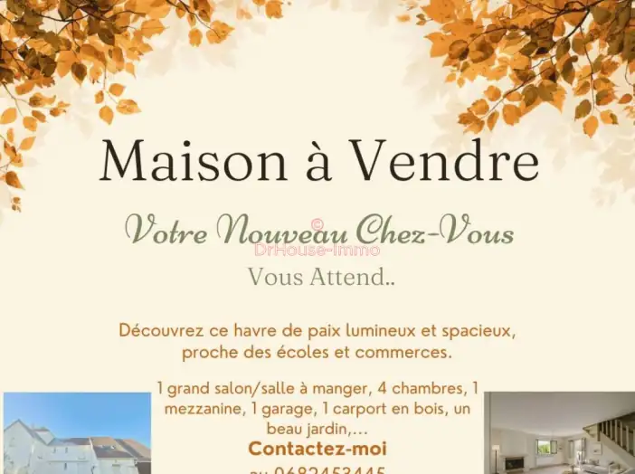 Maison 5 pièces de 174 m² - Montévrain (77144)