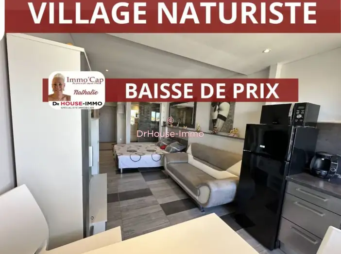 Appartement 1 pièce de 23 m² - Cap d'Agde (34300)