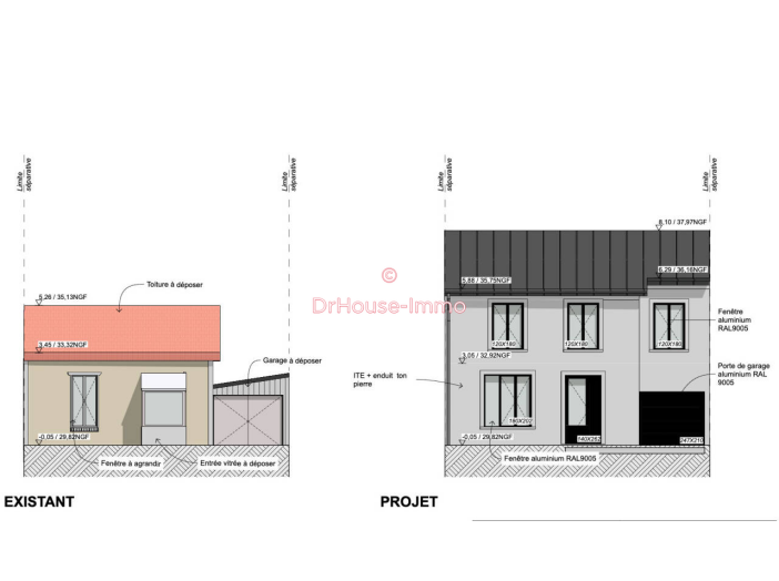 Maison de 70m² - 2 pièces