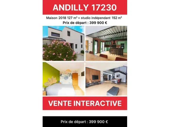 Maison 5 pièces de 152 m² - Andilly (17230)