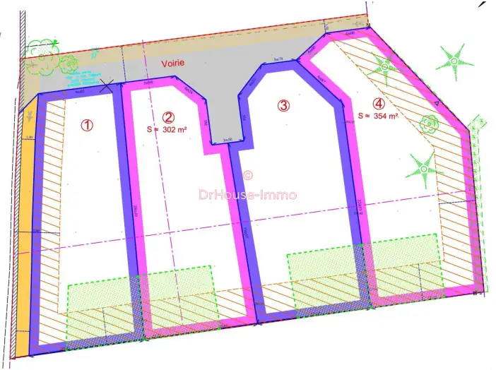 Terrain de 302 m² - La Terrasse (38660)
