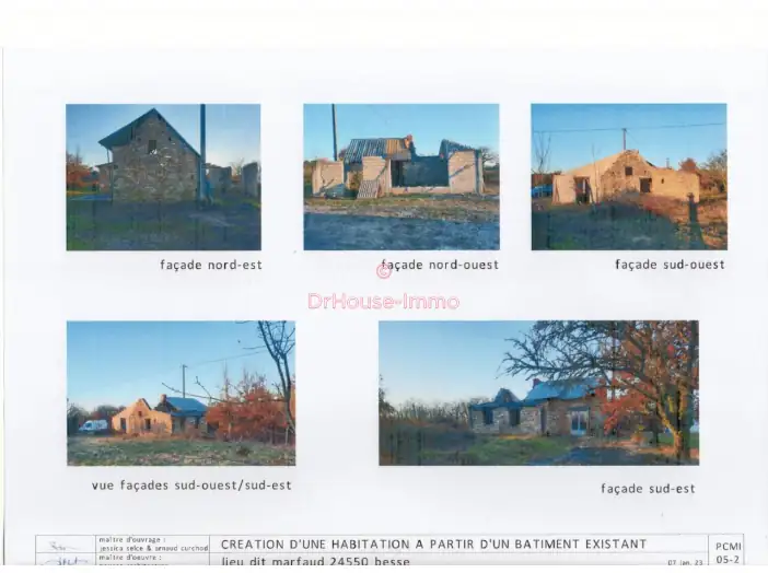 Maison 2 pièces de 60 m² - Besse (24550)