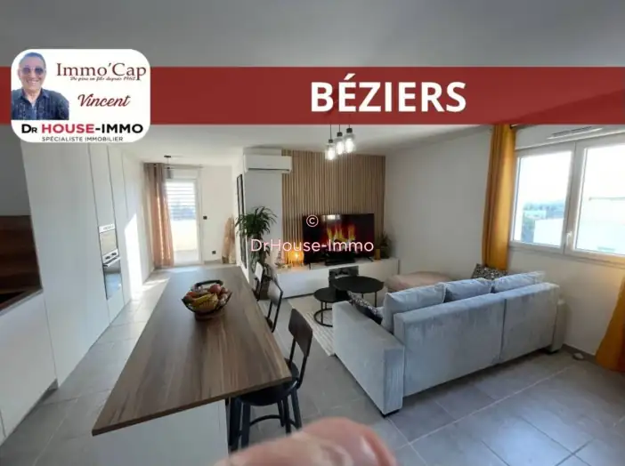 Appartement 3 pièces de 60 m² - Béziers (34500)