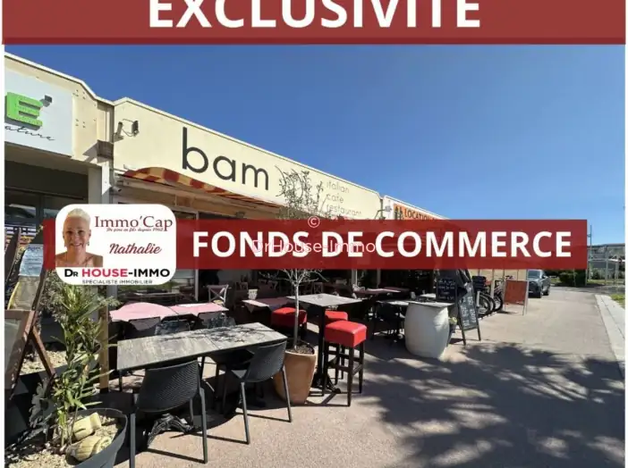 Commerce 2 pièces de 47 m² - Cap d'Agde (34300)