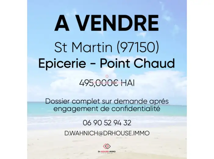 Commerce de 146 m² - Saint-Martin (97150)