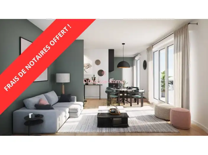 Appartement 3 pièces de 67 m² - Bussy-Saint-Georges (77600)