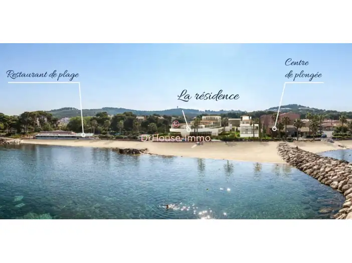 Appartement 3 pièces de 42 m² - Saint-Mandrier-sur-Mer (83430)