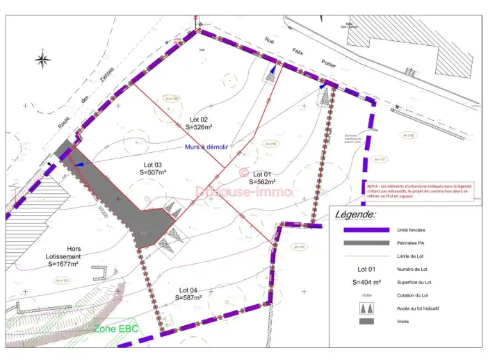 Terrain de 2 182 m² - Dol-de-Bretagne (35120)