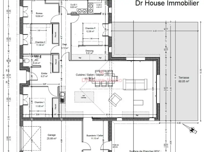 Maison 6 pièces de 145 m² - Demigny (71150)