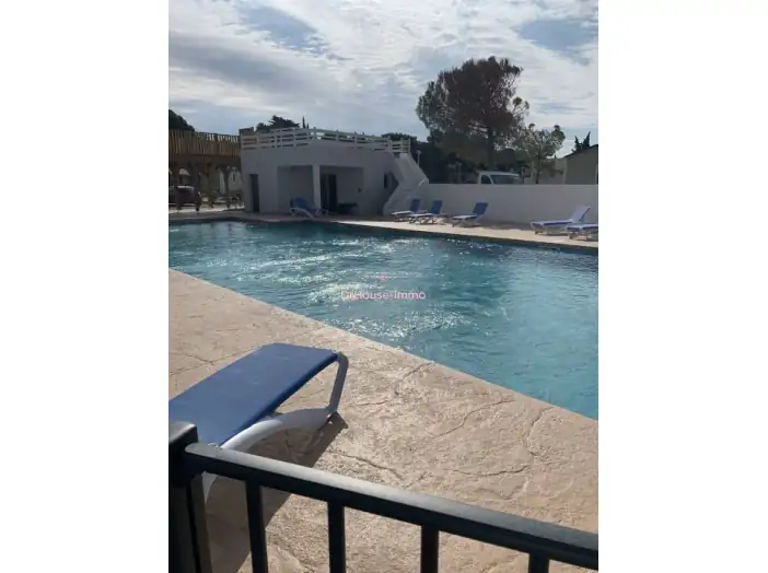 Maison de loisirs 3 pièces de 38 m² - Sainte-Marie-la-Mer (66470)