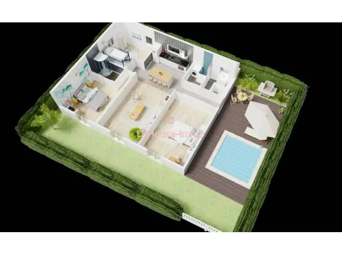 Maison 4 pièces de 93 m² - Arès (33740)