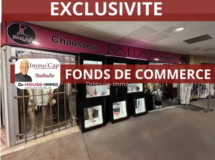 Commerce 3 pièces de 58 m² - Cap d'Agde (34300)