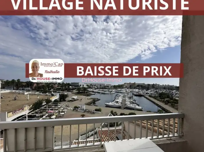 Appartement 1 pièce de 22 m² - Cap d'Agde (34300)