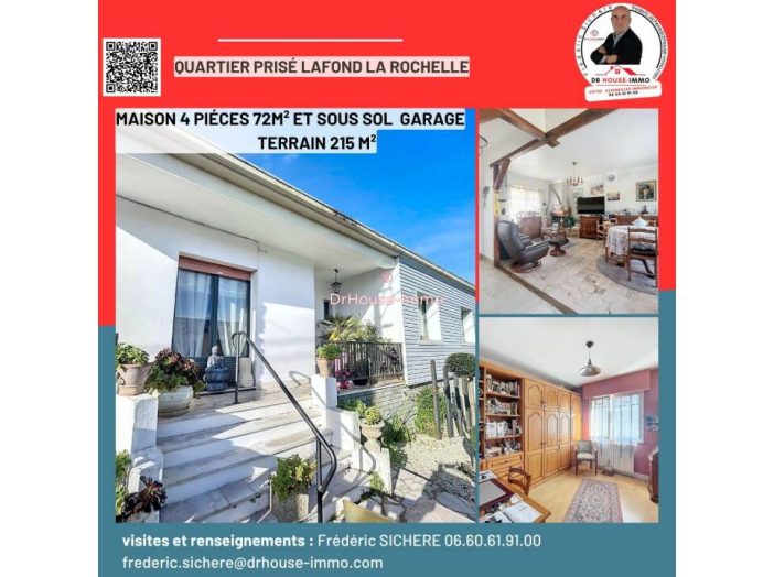 Maison de 71m² - 4 pièces