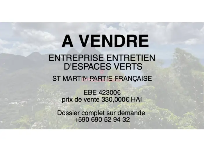 Commerce 1 pièce de 50 m² - Saint-Martin (97150)